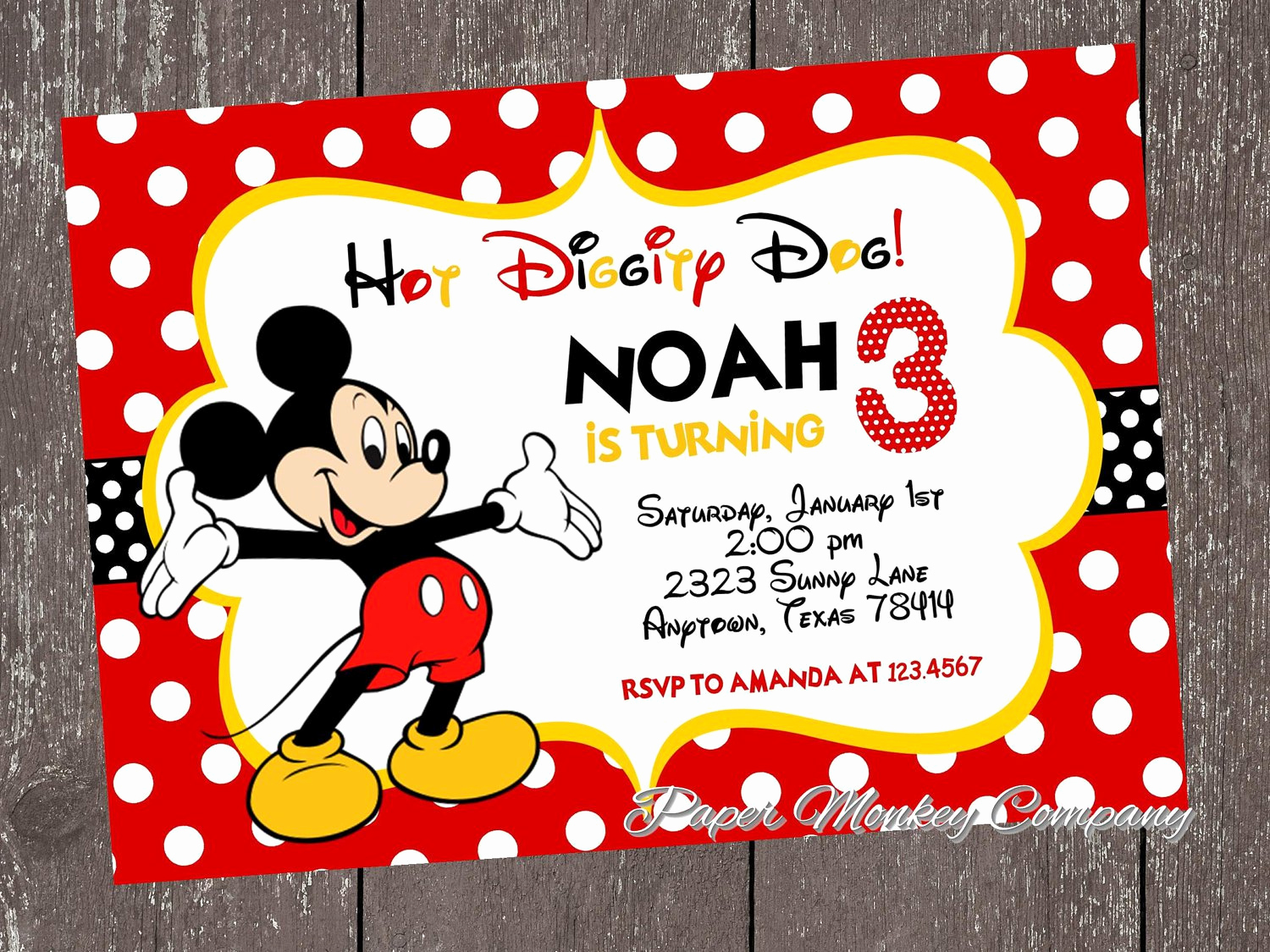 Mickey Mouse Clubhouse Invitation Fresh Exclusive Mickey Mouse Clubhouse Birthday Invitations