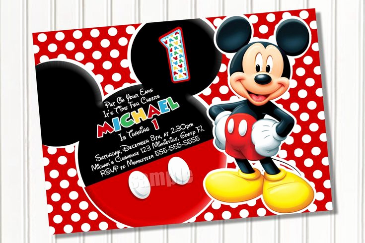 Mickey Mouse Clubhouse Invitation Templates Beautiful Mickey Mouse Clubhouse Invitation Template Free