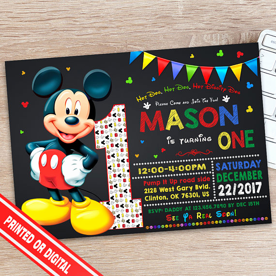 Mickey Mouse Invitation Ideas Inspirational 40 Mickey Mouse Party Ideas Mickey S Clubhouse Pretty