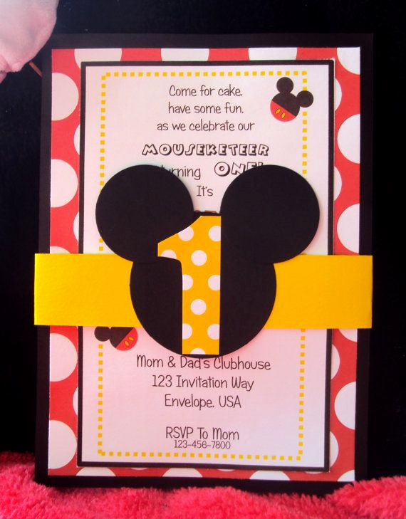 Mickey Mouse Invitation Ideas Lovely 25 Best Ideas About Mickey Invitations On Pinterest