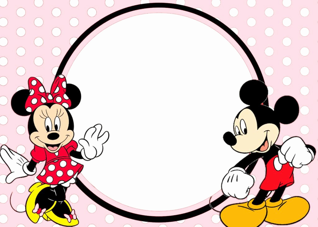 Mickey Mouse Invitation Maker Lovely Minnie and Mickey Invitation Template