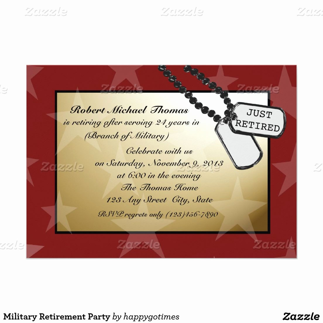 Military Retirement Invitation Templates Best Of Military Retirement Party Invitation