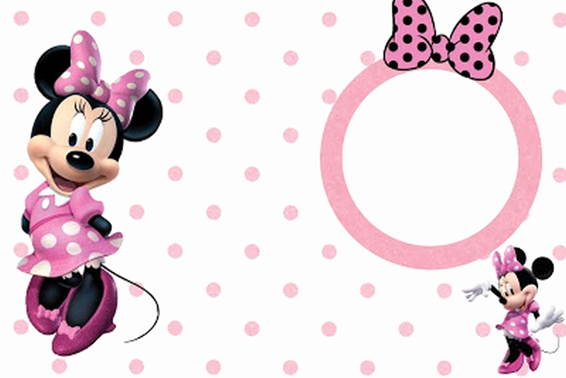 Minnie Mouse Birthday Invitation Template Beautiful Minnie Mouse Free Printable Invitation Templates
