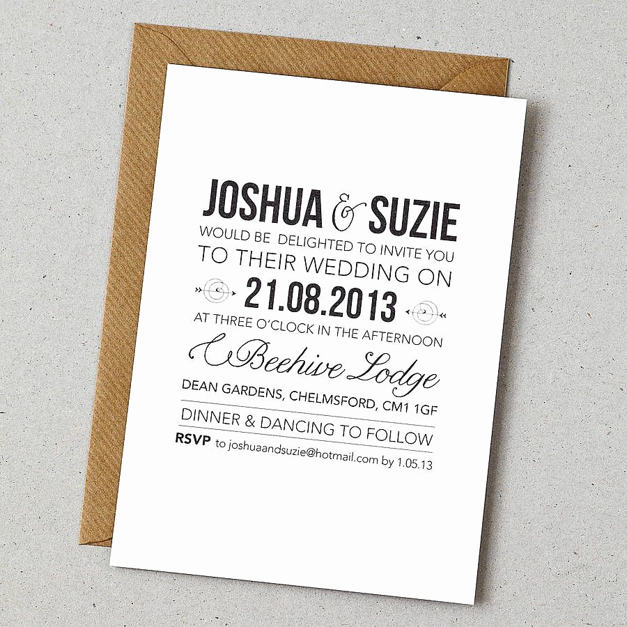 Modern Wedding Invitation Wording Inspirational Mesmerizing Contemporary Joshua and Suzie Wedding