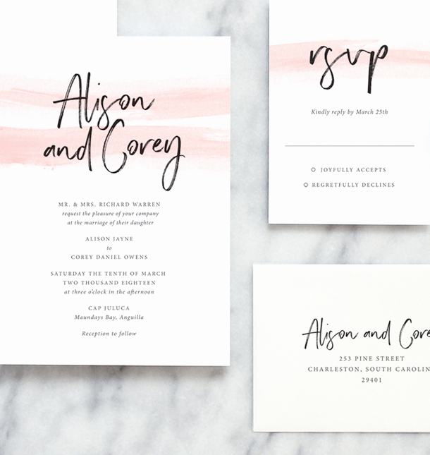 Modern Wedding Invitation Wording Inspirational Wedding Invitation Wording Fine Day Press