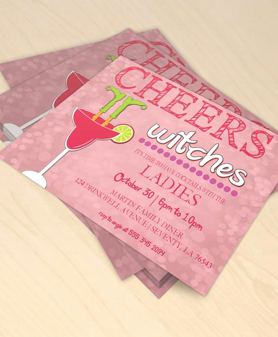 Moms Night Out Invitation Unique Cheers Witches Girl S Night Out Printable Halloween