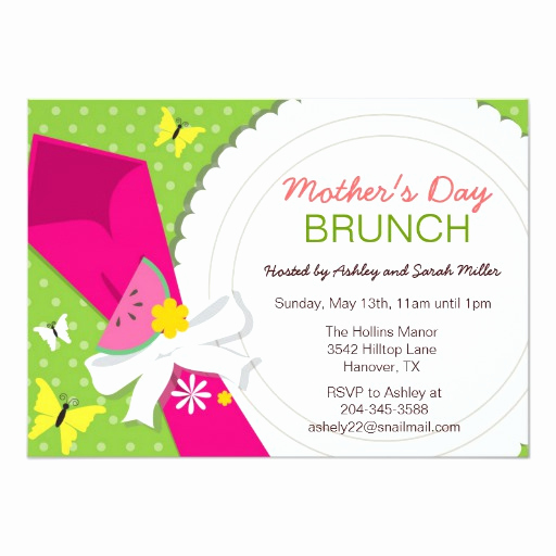 Mother Day Invitation Wording Lovely Mother S Day Brunch Party Invitations