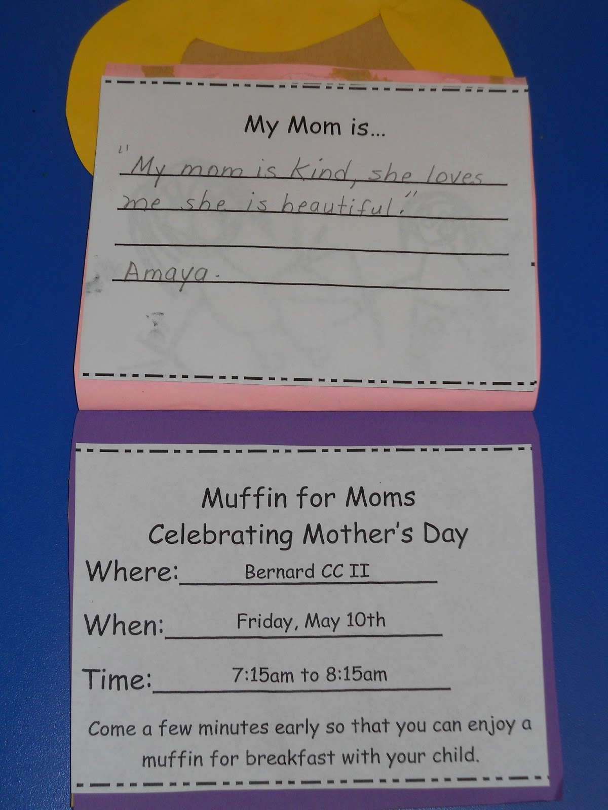 Muffins with Mom Invitation Template Fresh Learning and Teaching with Preschoolers Muffins for Mom