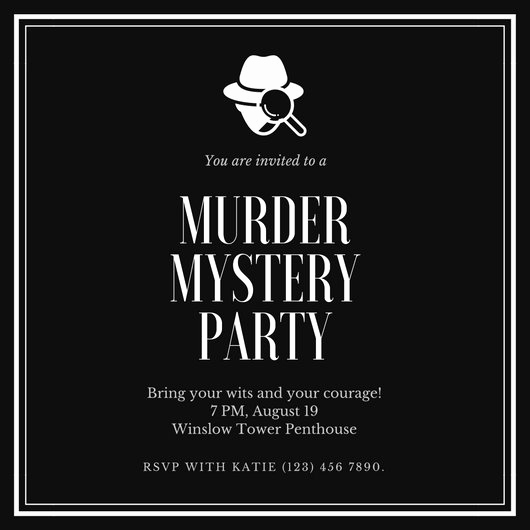 Murder Mystery Invitation Template Free Inspirational Customize 9 050 Invitation Templates Online Page 115