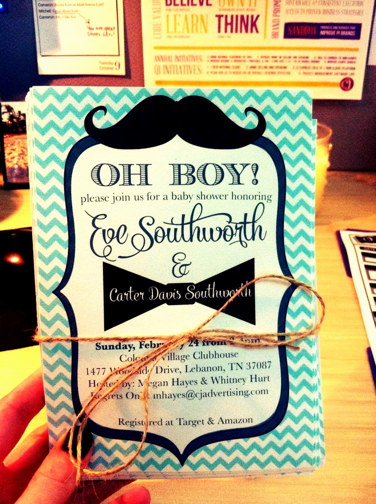 Mustache Baby Shower Invitation Beautiful 1000 Ideas About Mustache Baby Showers On Pinterest
