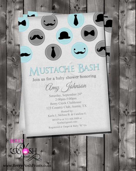 Mustache Baby Shower Invitation Fresh 86 Best Images About Mustache Baby Shower On Pinterest