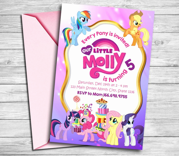 My Little Pony Invitation Awesome Best 25 My Little Pony Invitations Ideas On Pinterest