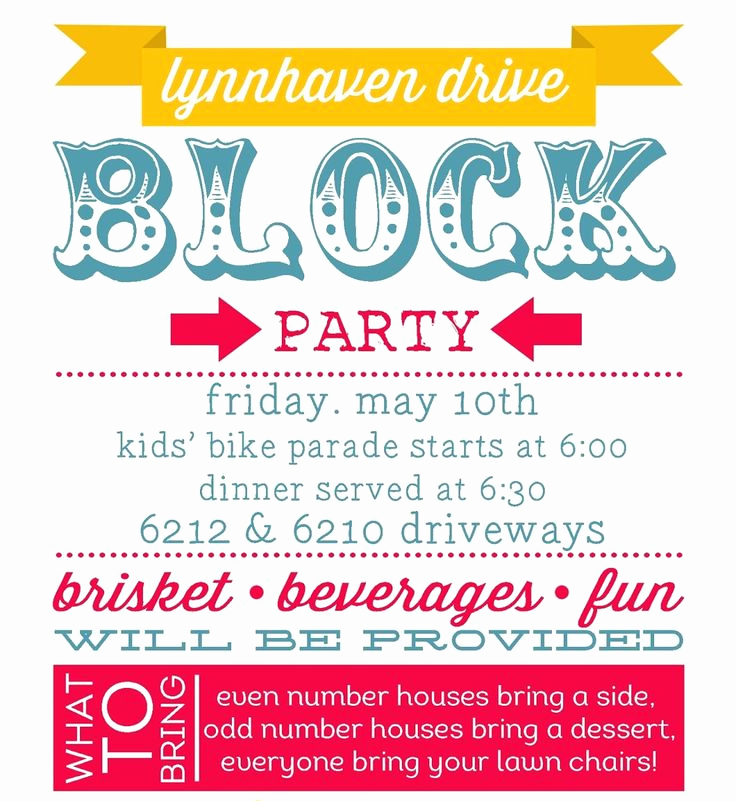 Neighborhood Block Party Invitation Fresh Best 25 Block Party Invites Ideas On Pinterest