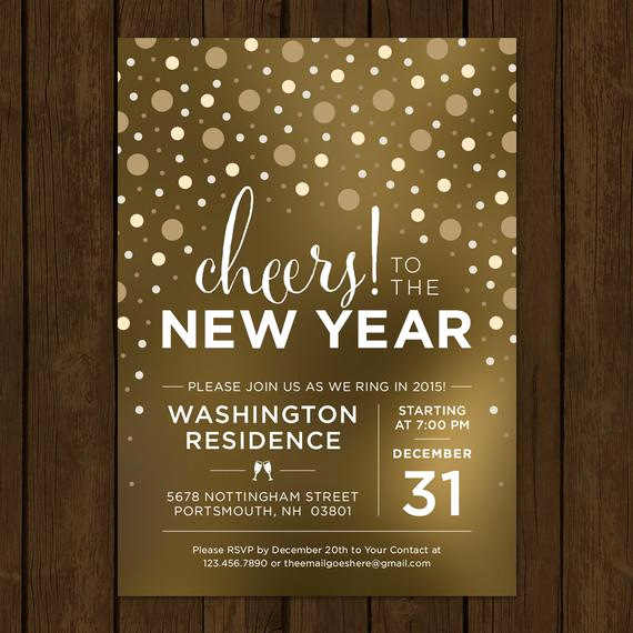 New Year Party Invitation Lovely 2016 New Years Eve Party Invitations • Glitter N Spice