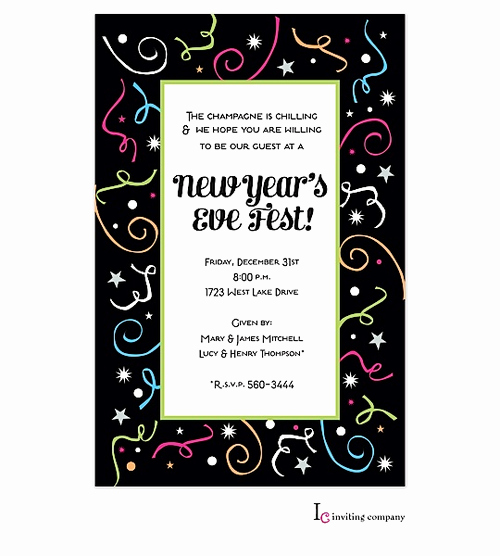 New Year Party Invitation Wording Awesome Birthday Party New Year Invitation – 2019 New Year