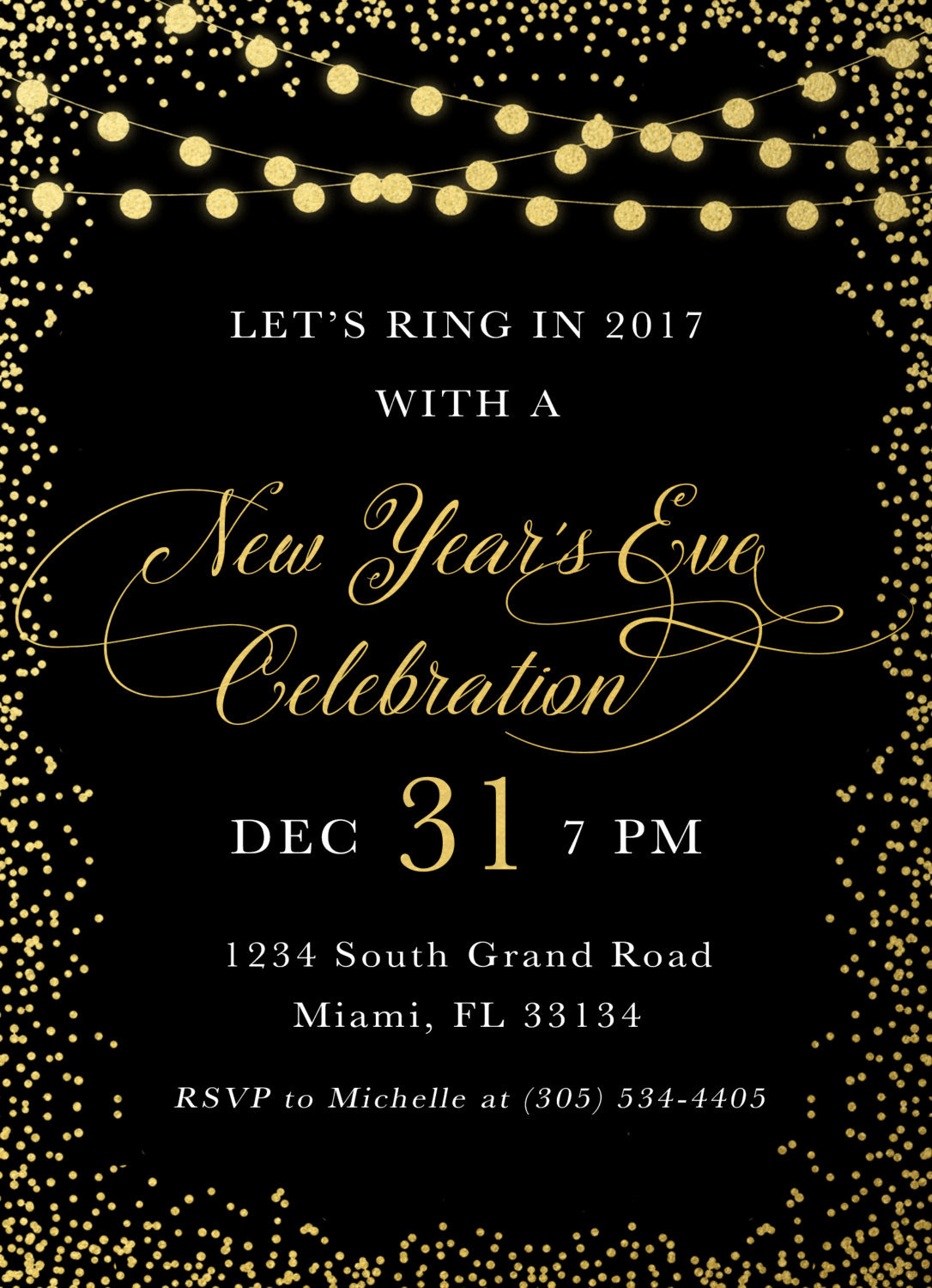 New Years Eve Invitation Template Best Of New Years Eve Invitation New Year S Eve Party Invitation