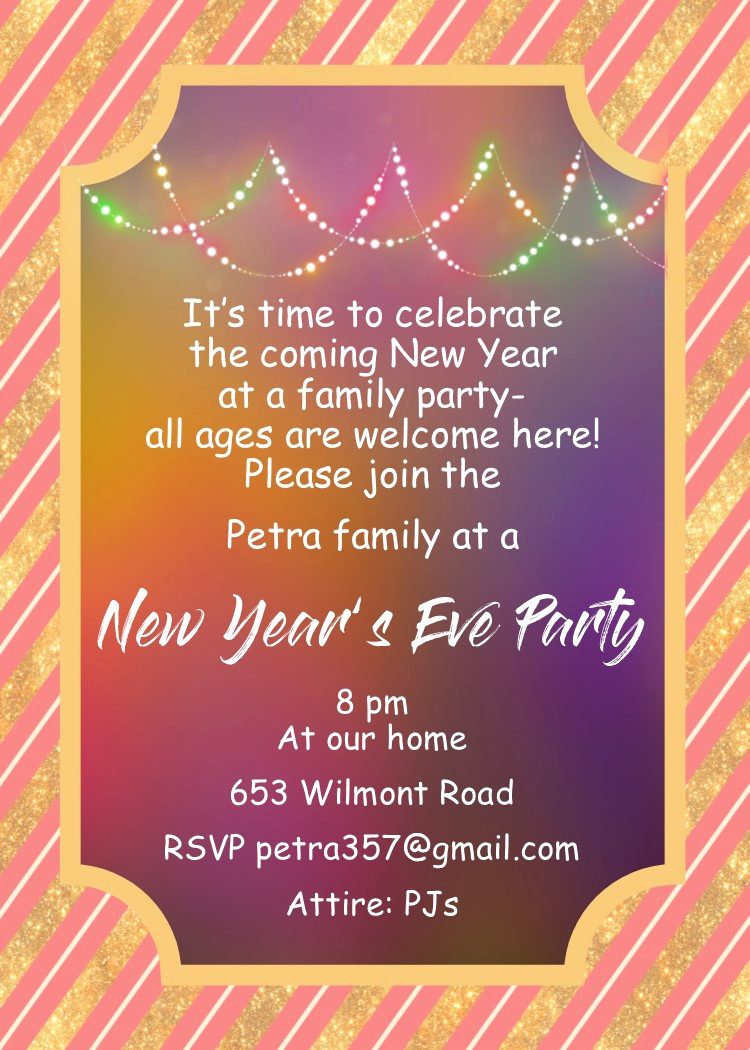 New Years Invitation 2019 Beautiful New Year S Eve Party Invitations 2019
