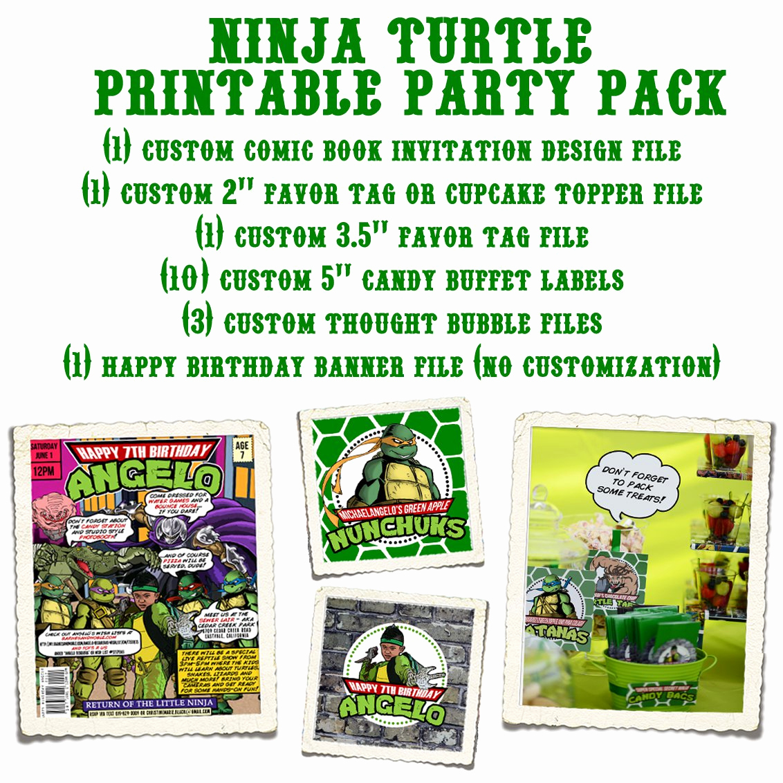 Ninja Turtle Invitation Templates Best Of Printable Teenage Mutant Ninja Turtles Birthday