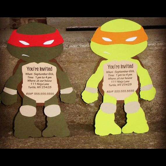 Ninja Turtles Invitation Ideas Lovely Best 25 Ninja Turtle Invitations Ideas On Pinterest
