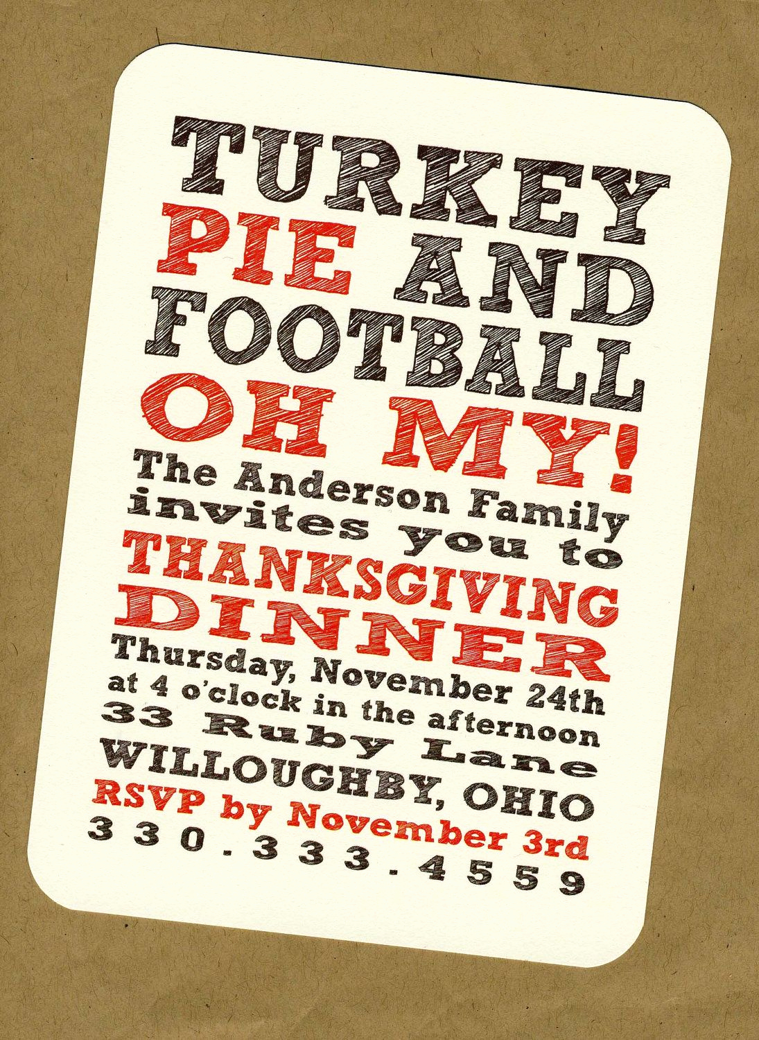 No Host Dinner Invitation Lovely to Set the tone for Your Friendsgiving Party Send Out Fun
