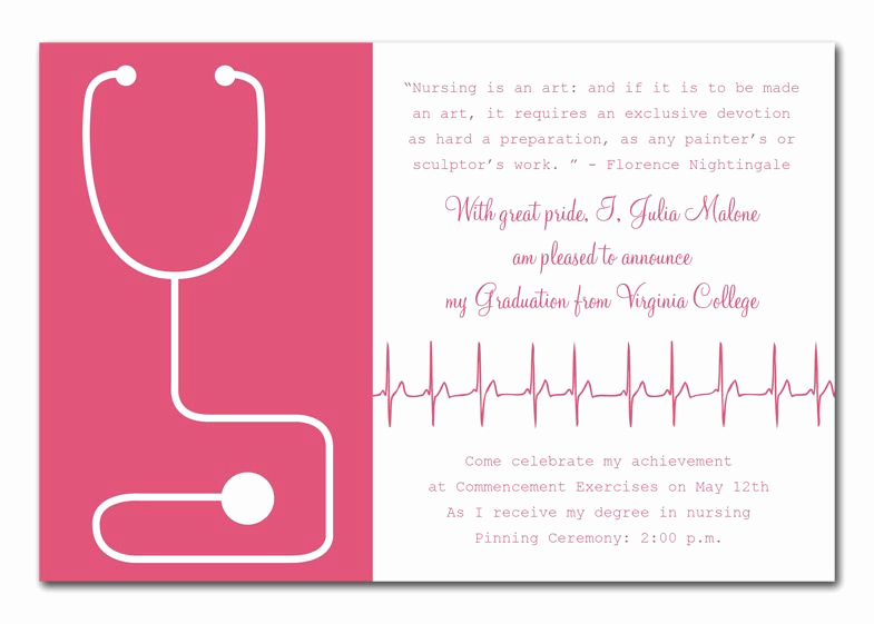 Nurse Graduation Invitation Template Best Of Medical Success Graduation Party
