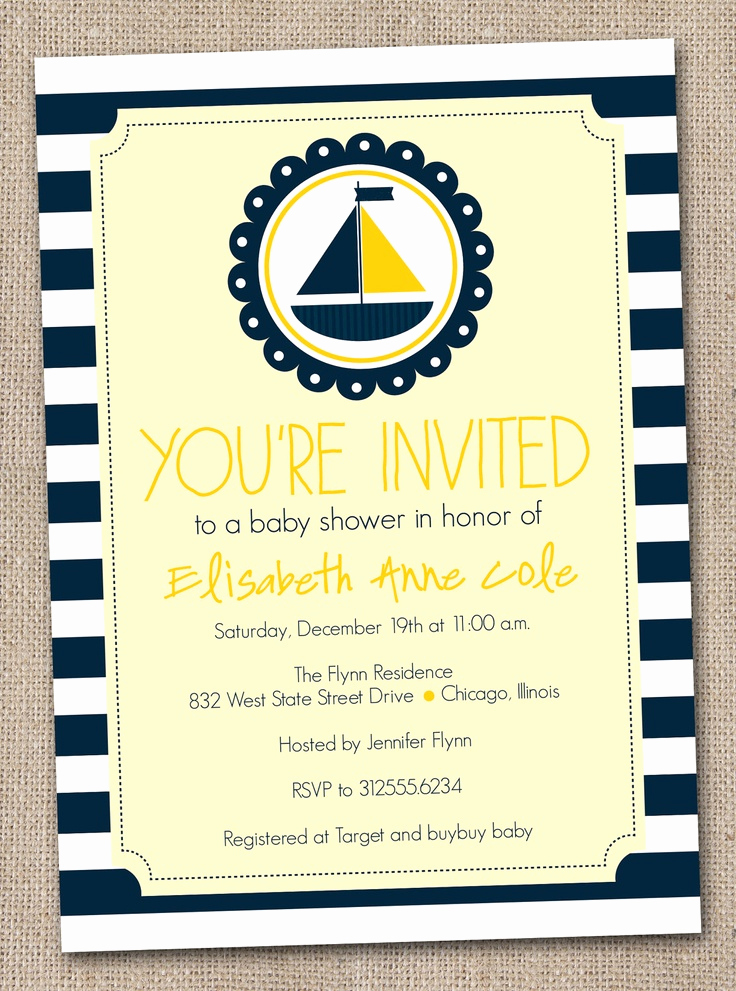 Office Baby Shower Invitation Inspirational 45 Best Images About Fice Baby Shower Nautical theme On