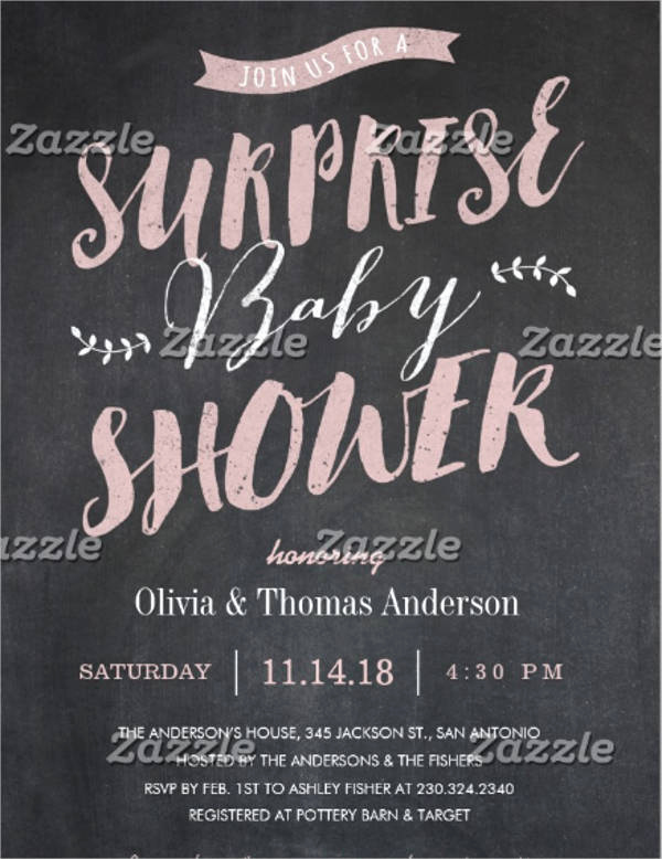 Office Baby Shower Invitation Template Fresh 53 Baby Shower Invitations Designs Psd Ai Word Eps