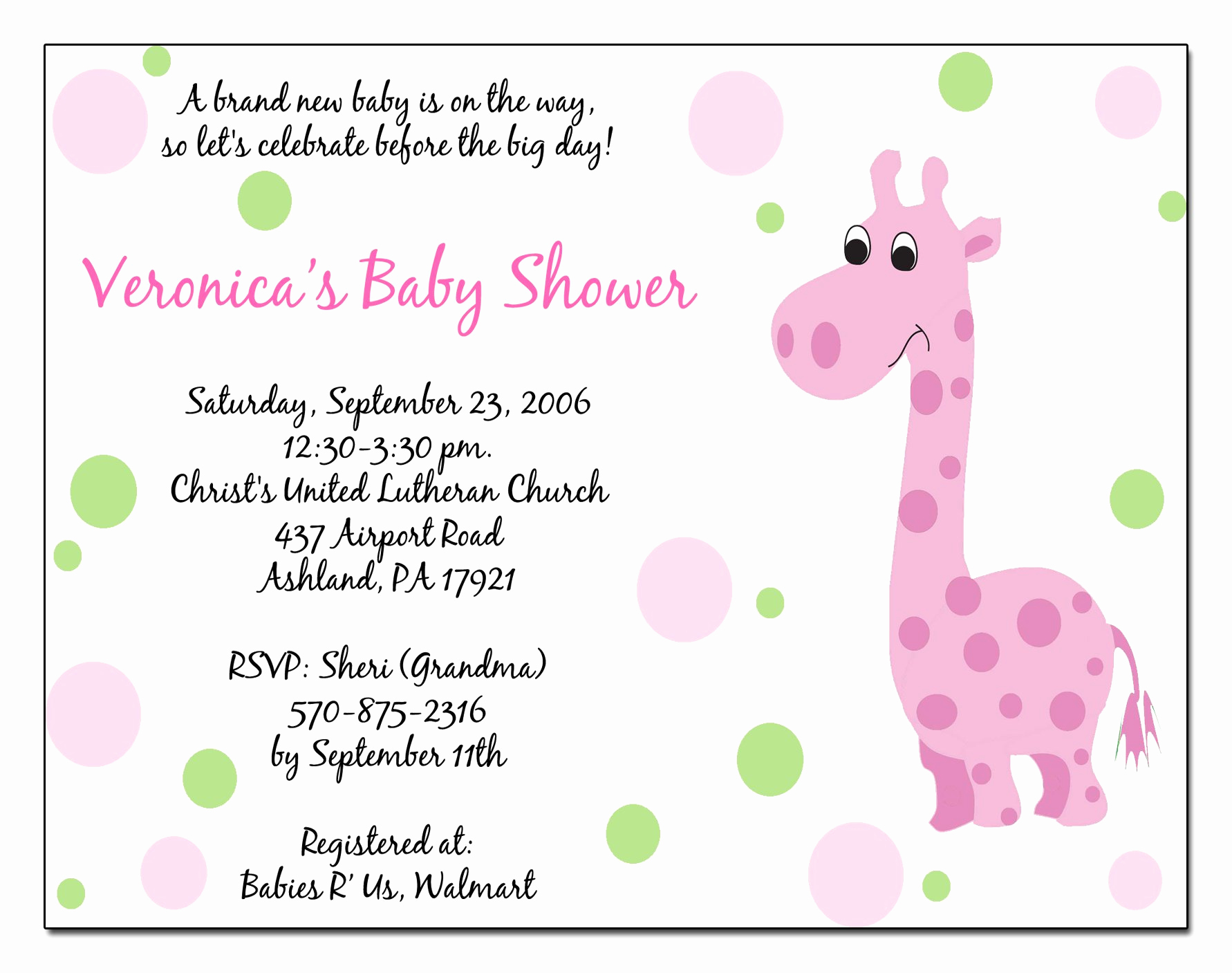 Office Baby Shower Invitation Template Lovely Free Baby Shower Invitation Templates Free Baby Shower