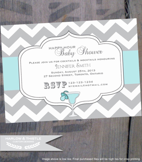 Office Baby Shower Invitation Template New 14 Happy Hour Invitation Designs &amp; Templates Psd Ai