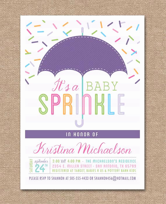 Office Baby Shower Invitation Wording Inspirational Printable Baby Shower Invitation Baby Sprinkle by