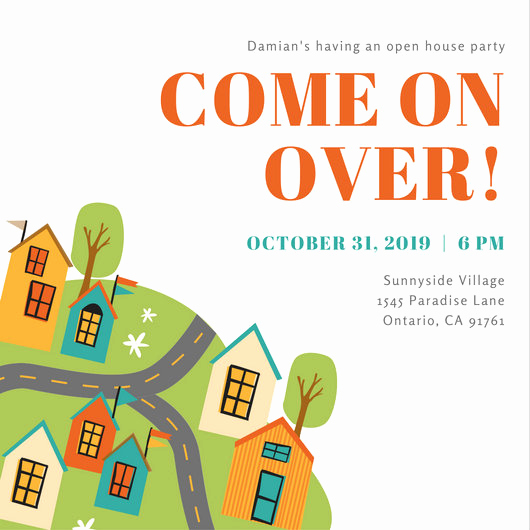 Open House Invitation Template New Customize 498 Open House Invitation Templates Online Canva