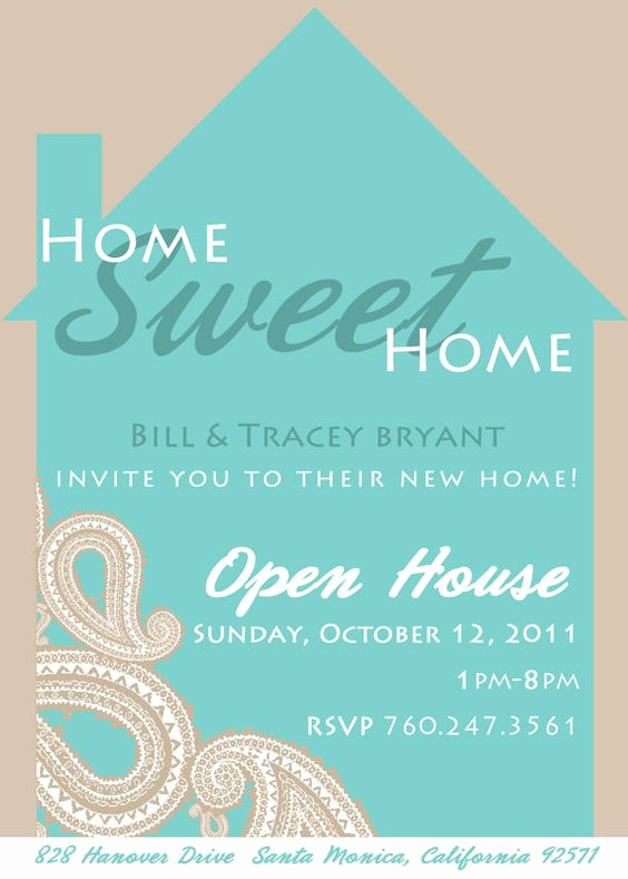 Open House Party Invitation Wording Fresh Open House Party Invitation Graphic Design