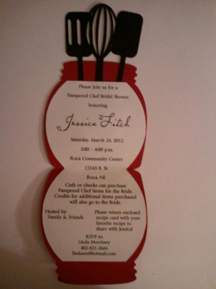 Pampered Chef Party Invitation New Pampered Chef Invitations