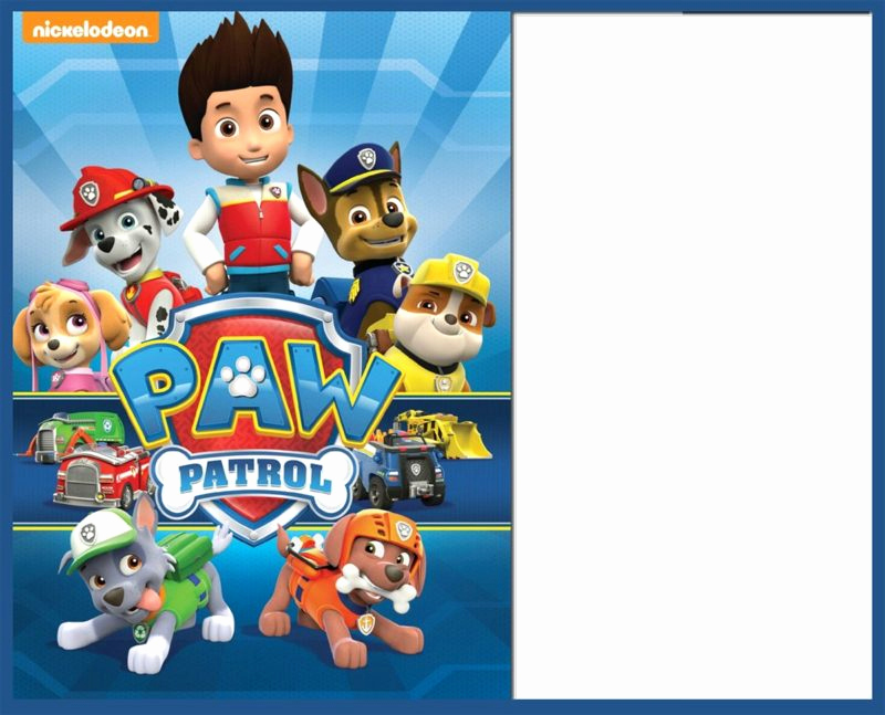 Paw Patrol Invitation Template Free Best Of Paw Patrol Invitations Sure Success