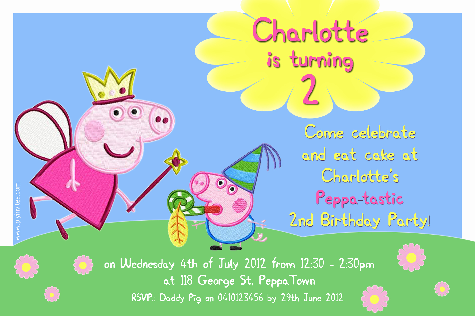 Peppa Pig Birthday Invitation Unique My Daughter’s ‘peppa Tastic Party’ – Mama Chat