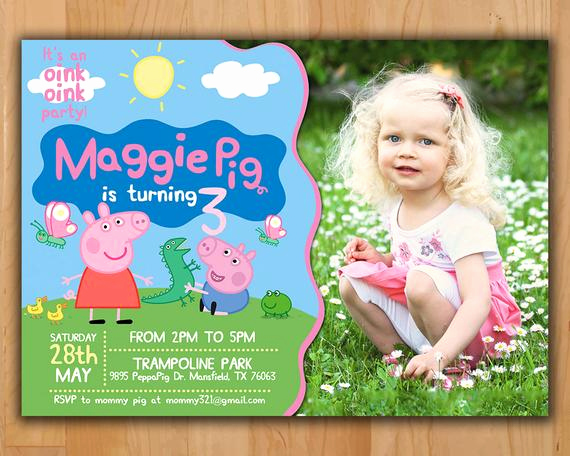 Peppa Pig Invitation Template Free Best Of Peppa Pig Invitation Peppa Pig Birthday Invitation Peppa