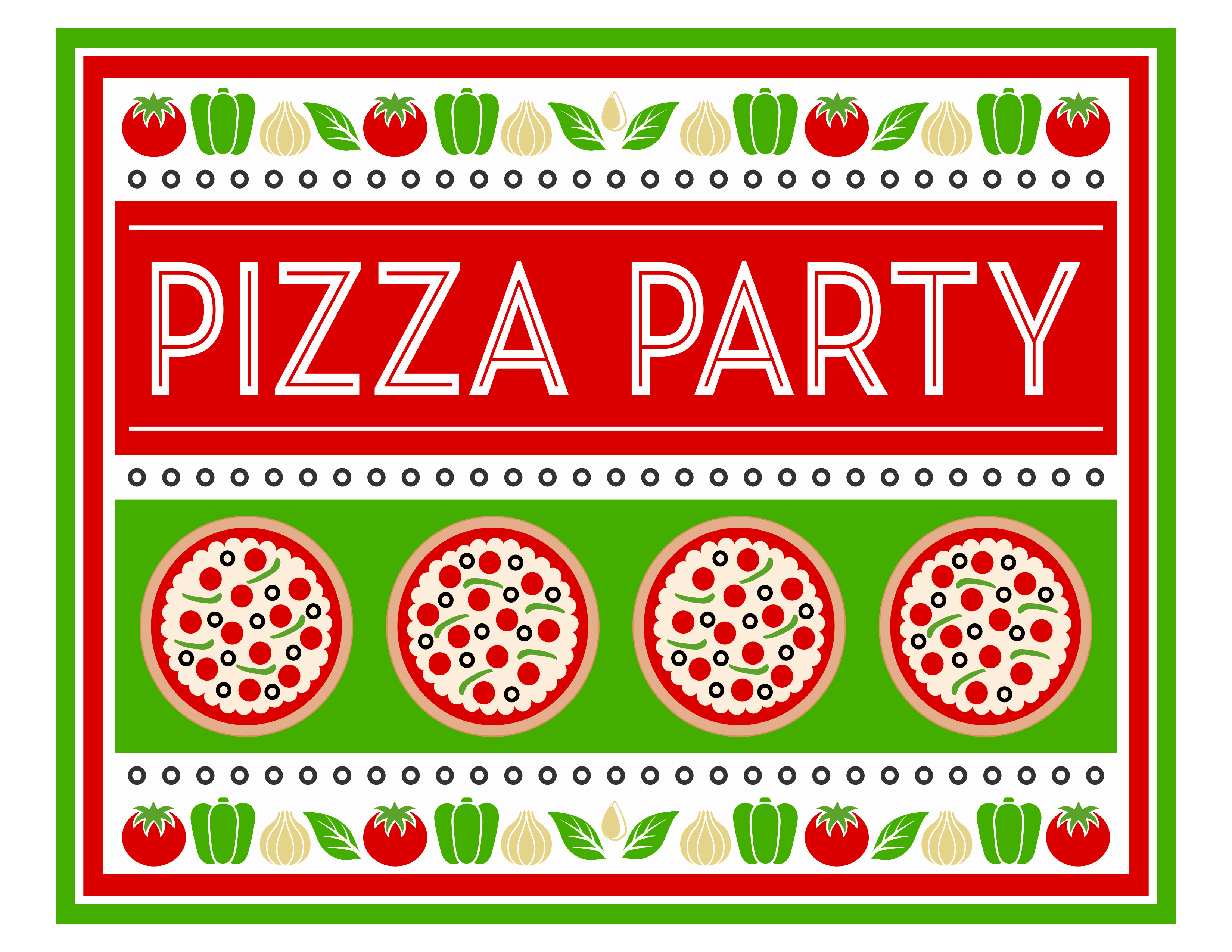 Pizza Party Invitation Templates Luxury Free Pizza Party Printables From Printabelle