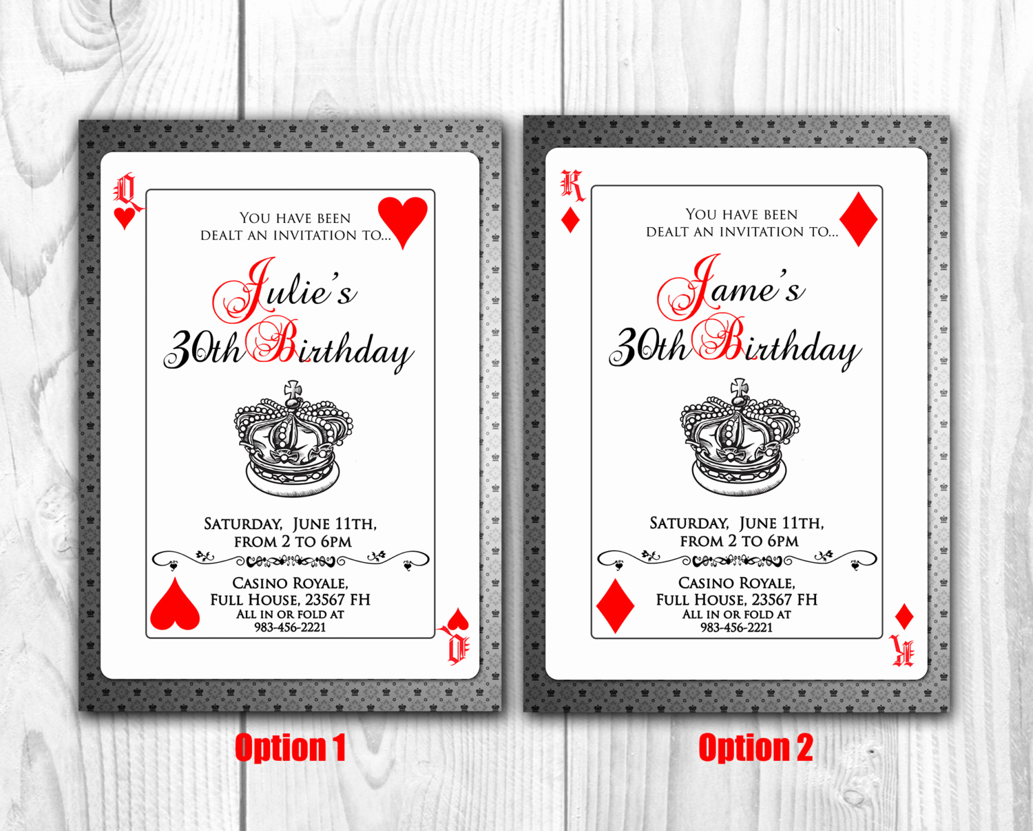 Playing Card Invitation Template Free Elegant Playing Cards Invitation Poker Invite Royal Queen Of