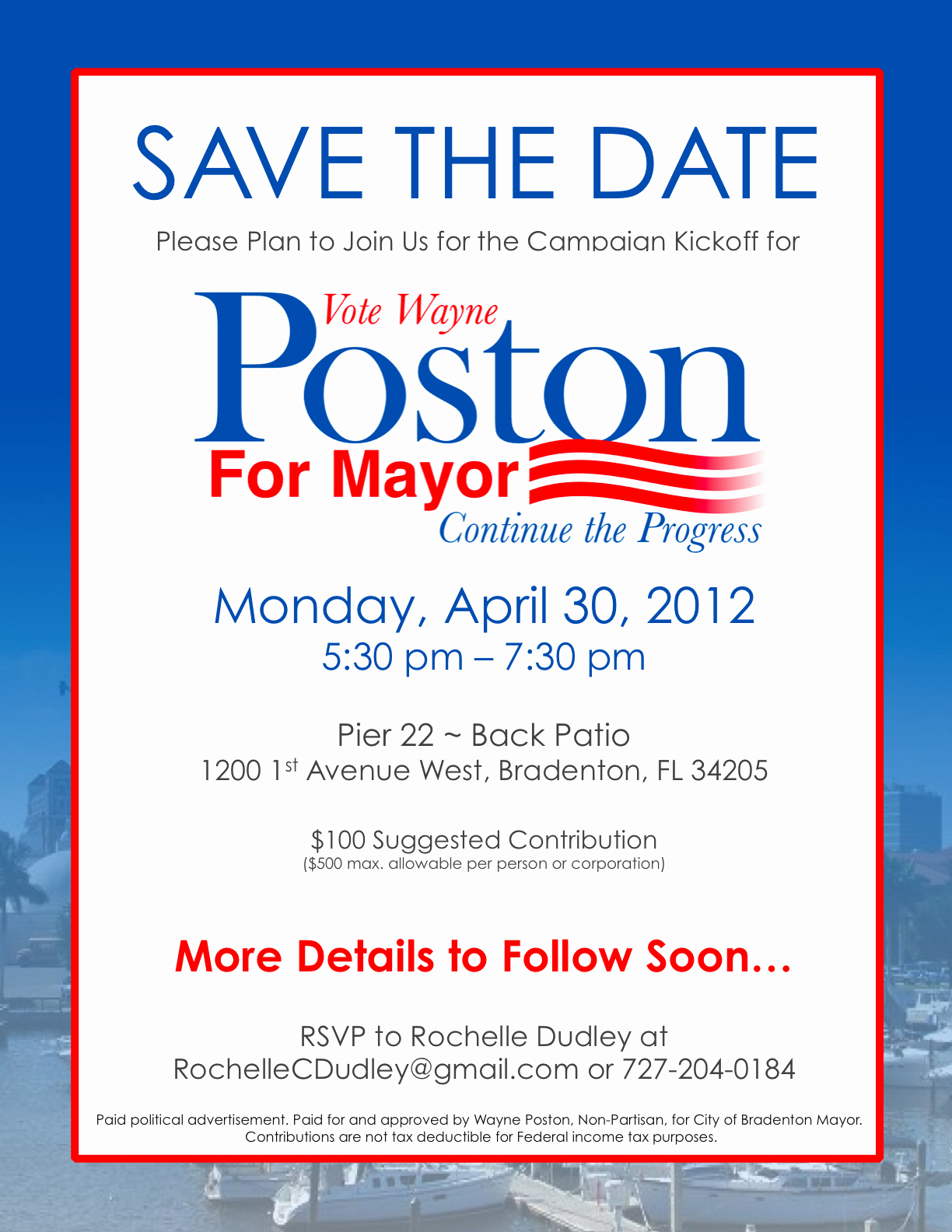 Political Fundraiser Invitation Wording