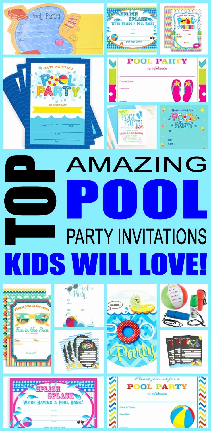Pool Party Invitation Ideas Beautiful Pool Party Invitation Ideas
