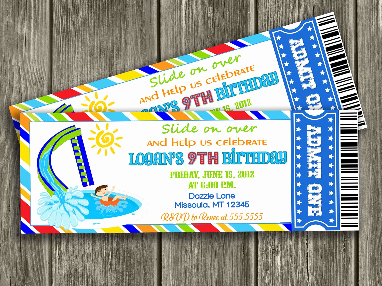 Pool Party Invitation Ideas New Pool Birthday Invitations