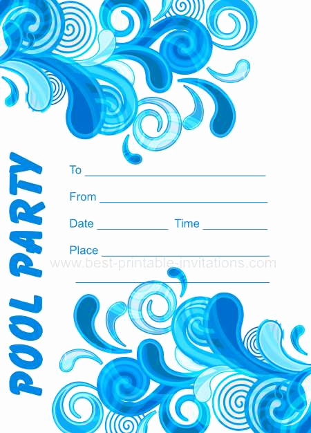 Pool Party Invitation Template Beautiful Adult Pool Party Invitations