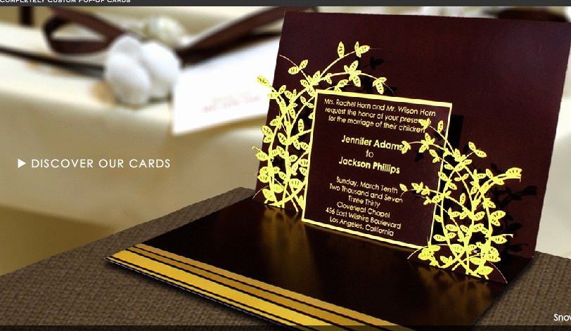 Pop Up Invitation Card Elegant Fret Knot events &quot;pop Up&quot; Invitations that Will Have