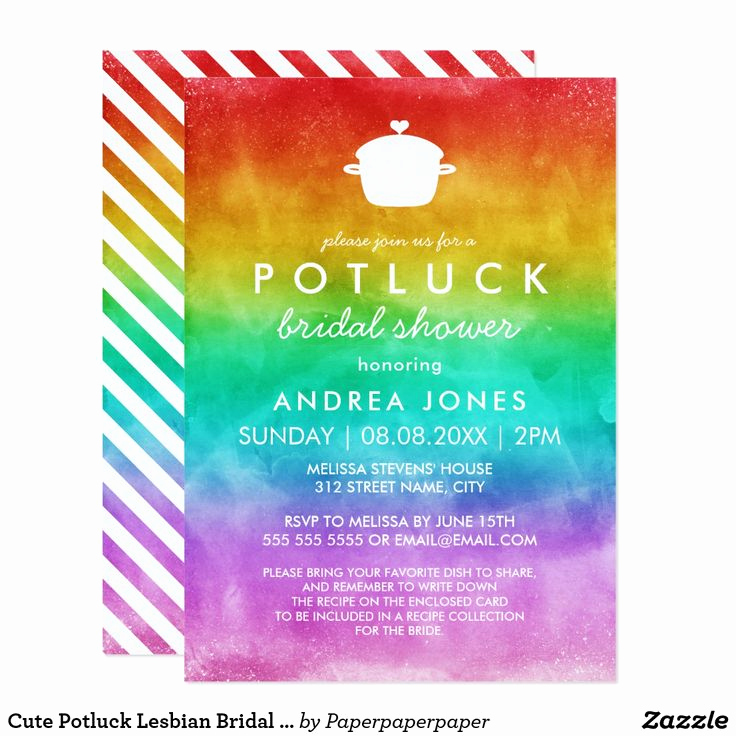 Potluck Bridal Shower Invitation Wording Luxury top 25 Best Potluck Invitation Ideas On Pinterest