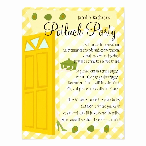 Potluck Bridal Shower Invitation Wording Unique Potluck Invite Wording