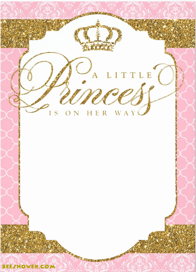 Printable Baby Shower Invitation Templates Best Of Princess themed Baby Shower Ideas