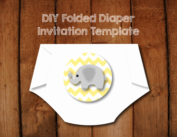 Printable Diaper Invitation Template Lovely 35 Diaper Invitation Templates – Psd Vector Eps Ai