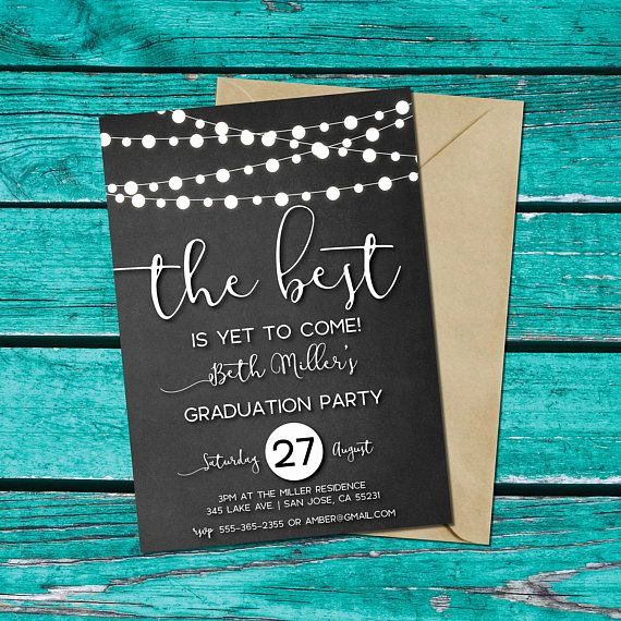 Printable Graduation Party Invitation Best Of Best 25 Graduation Invitations Ideas Only On Pinterest