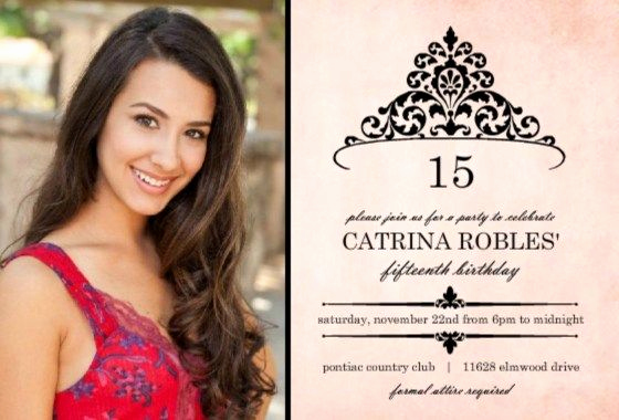 Quince Invitation Wording In English Inspirational Quinceanera Inspirations