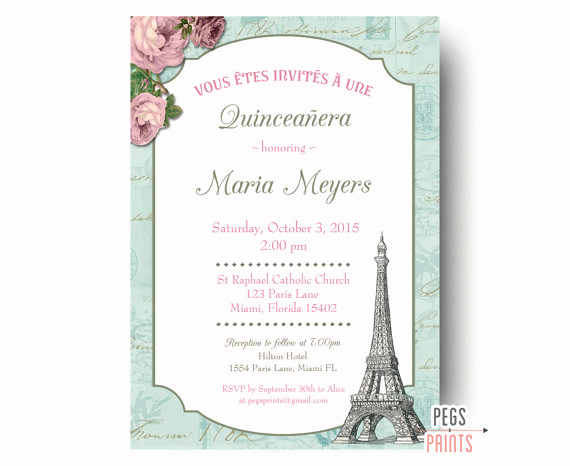 Quinceanera Invitation Templates In Spanish – Collegio Sanlorenzo Template